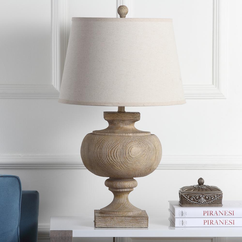 Prescott 31-Inch Wood Table Lamp, Wood Finish. Picture 3