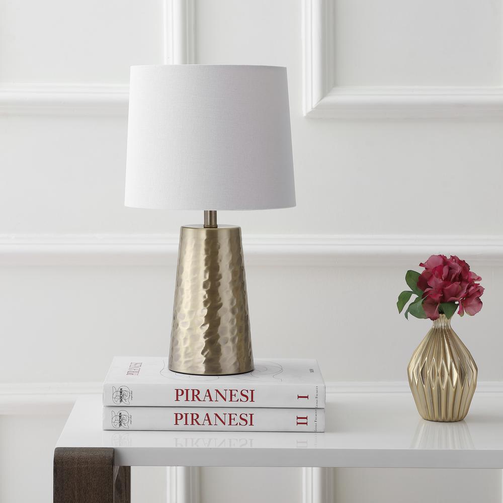Torence Table Lamp, Plated Gold. Picture 1