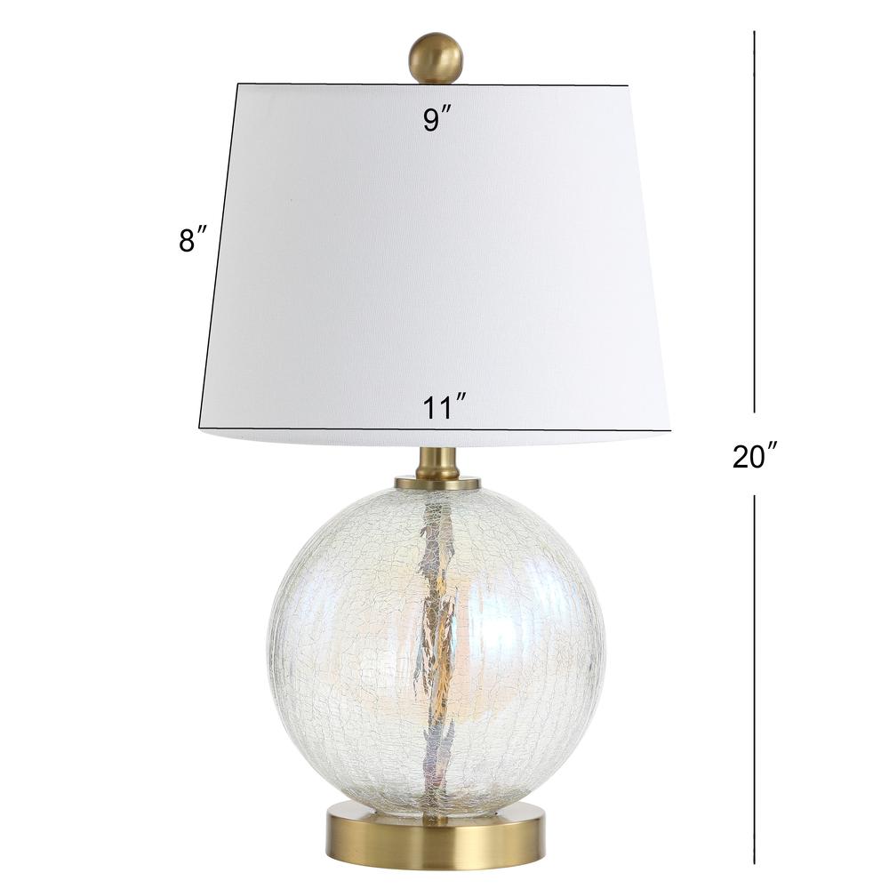 Riglan Table Lamp, Clear/Gold. Picture 1