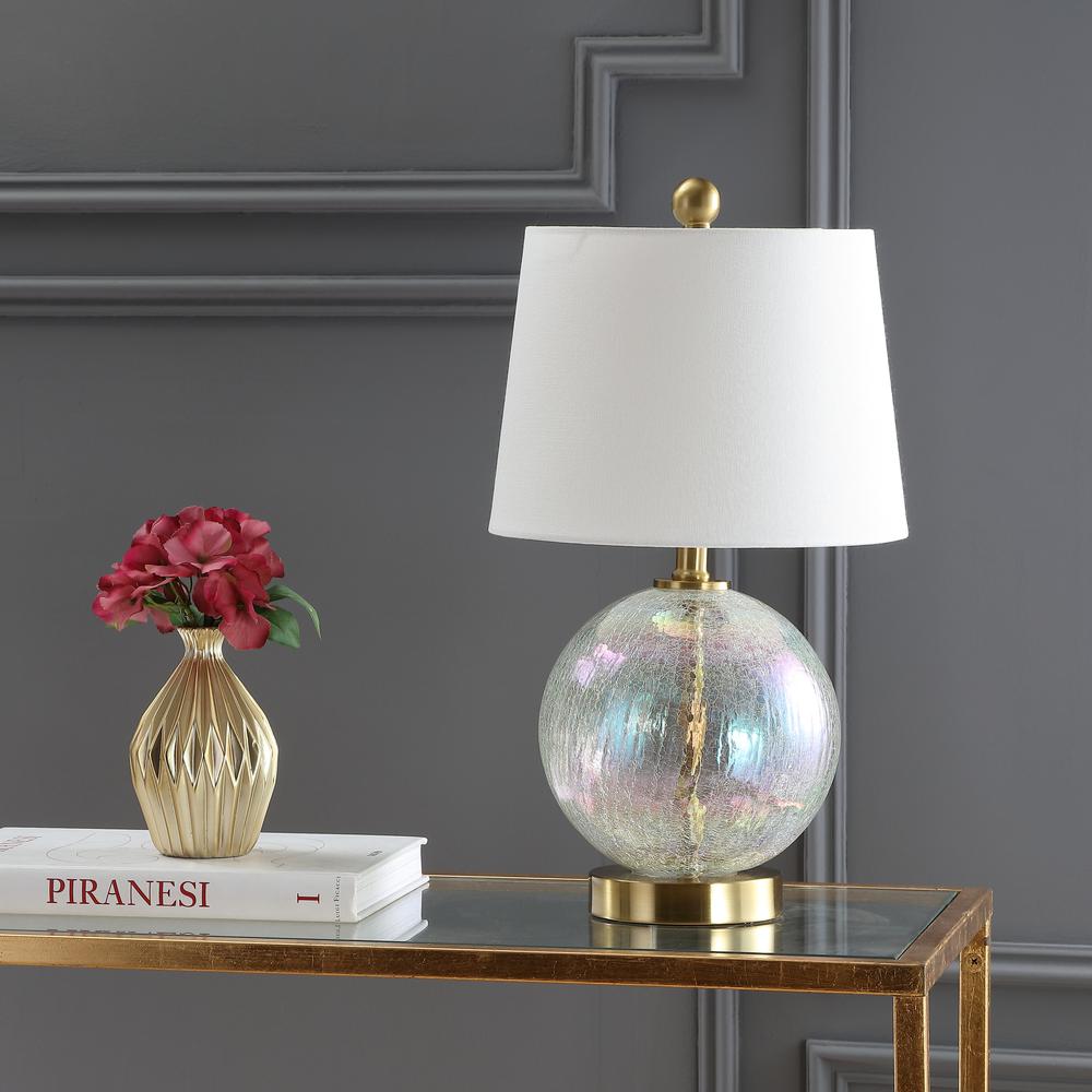 Riglan Table Lamp, Clear/Gold. Picture 2