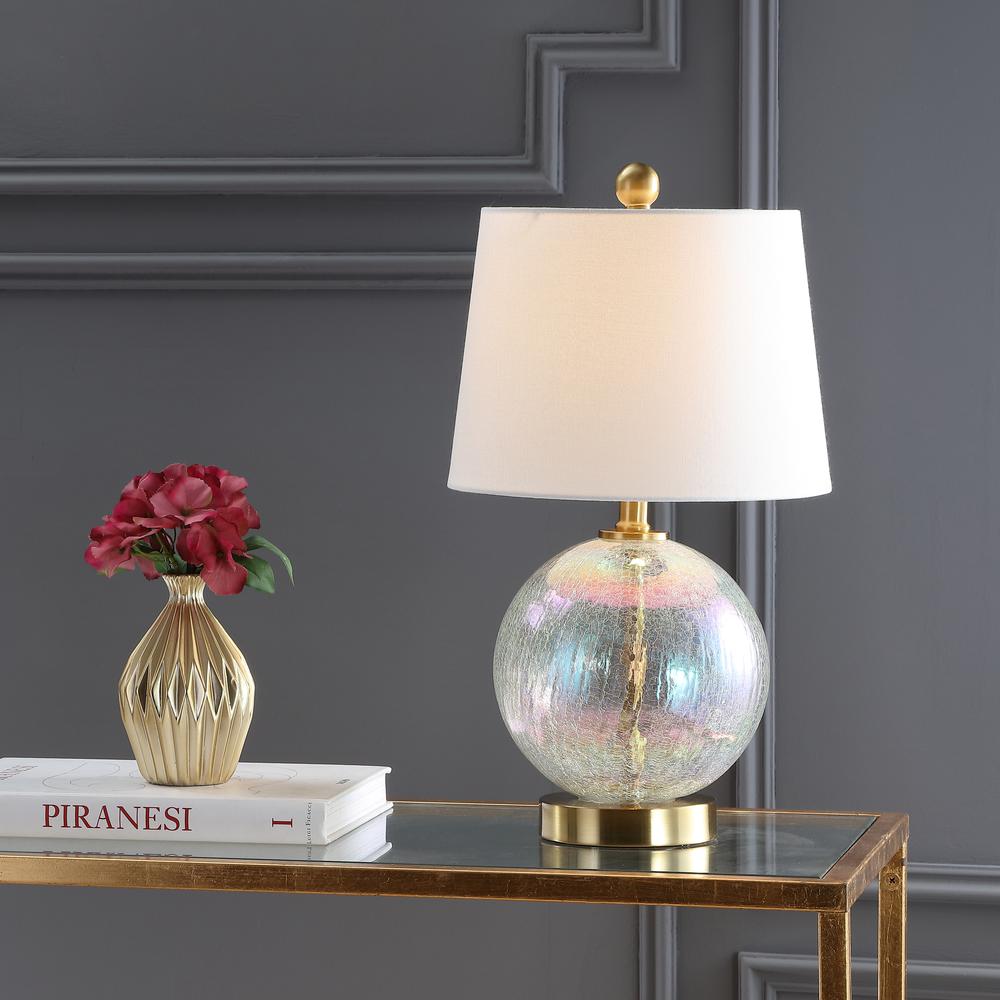 Riglan Table Lamp, Clear/Gold. Picture 4