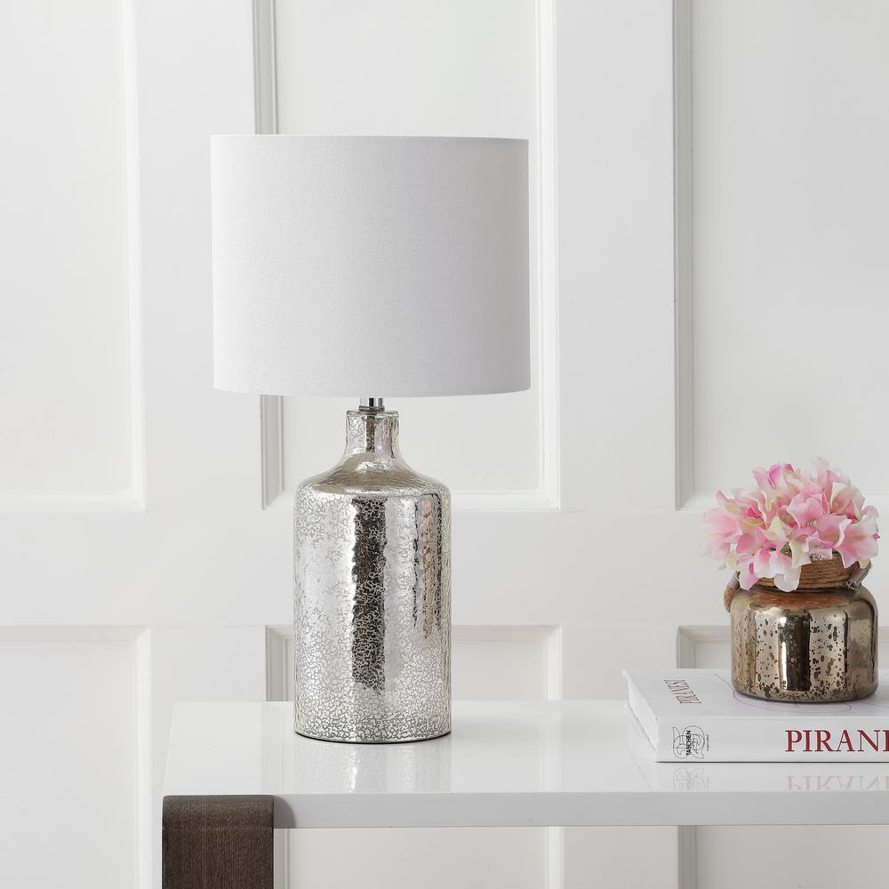 Danaris Table Lamp, Silver/Ivory. Picture 2