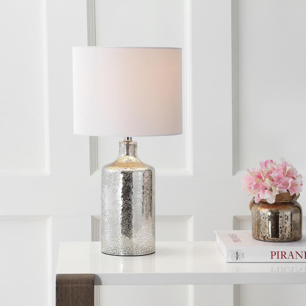 Danaris Table Lamp, Silver/Ivory. Picture 4