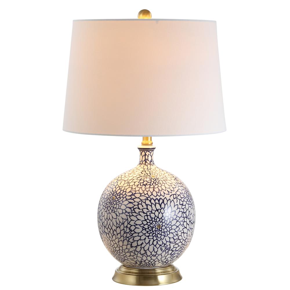 Orianna Table Lamp, Blue/White. Picture 4