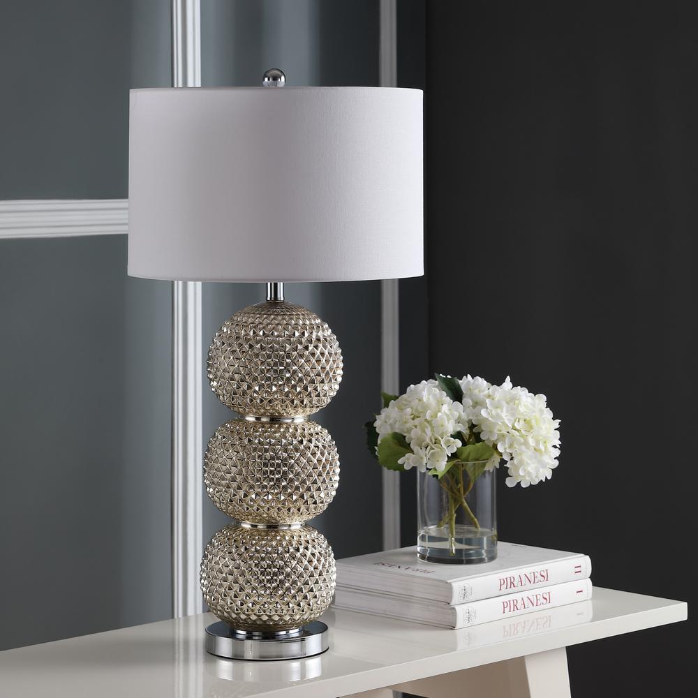 Darcia Table Lamp, Chrome. Picture 1