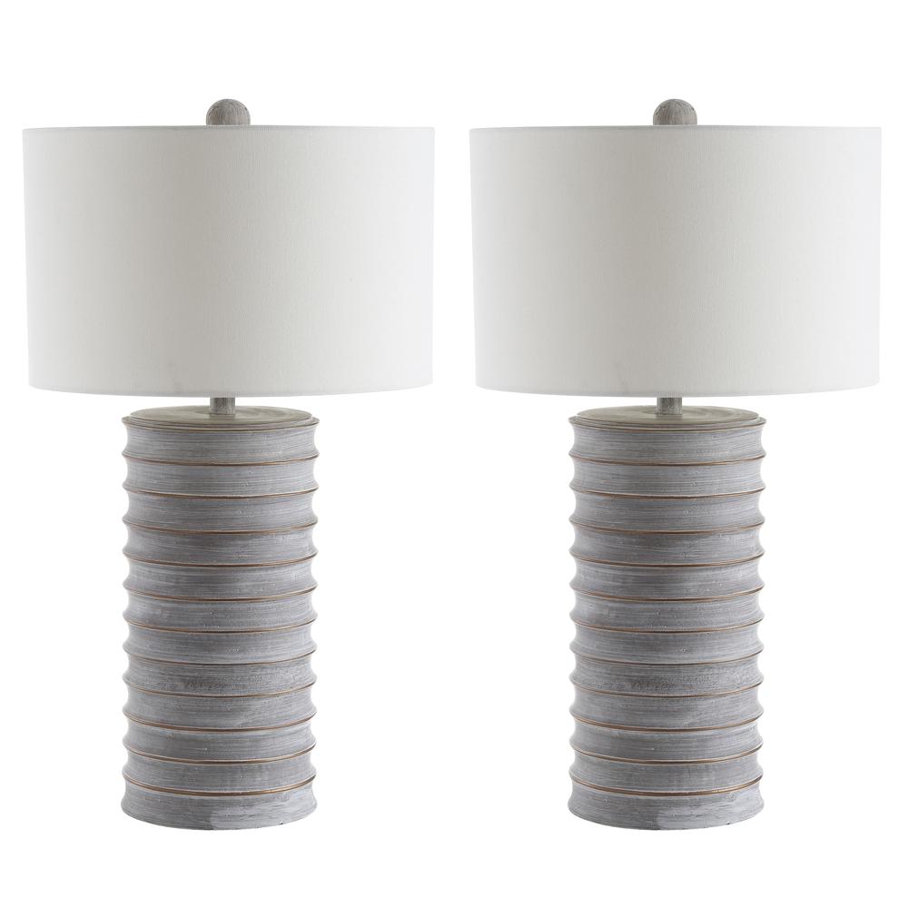 Melina Table Lamp, White Wash. Picture 2
