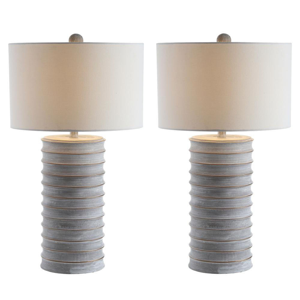 Melina Table Lamp, White Wash. Picture 4