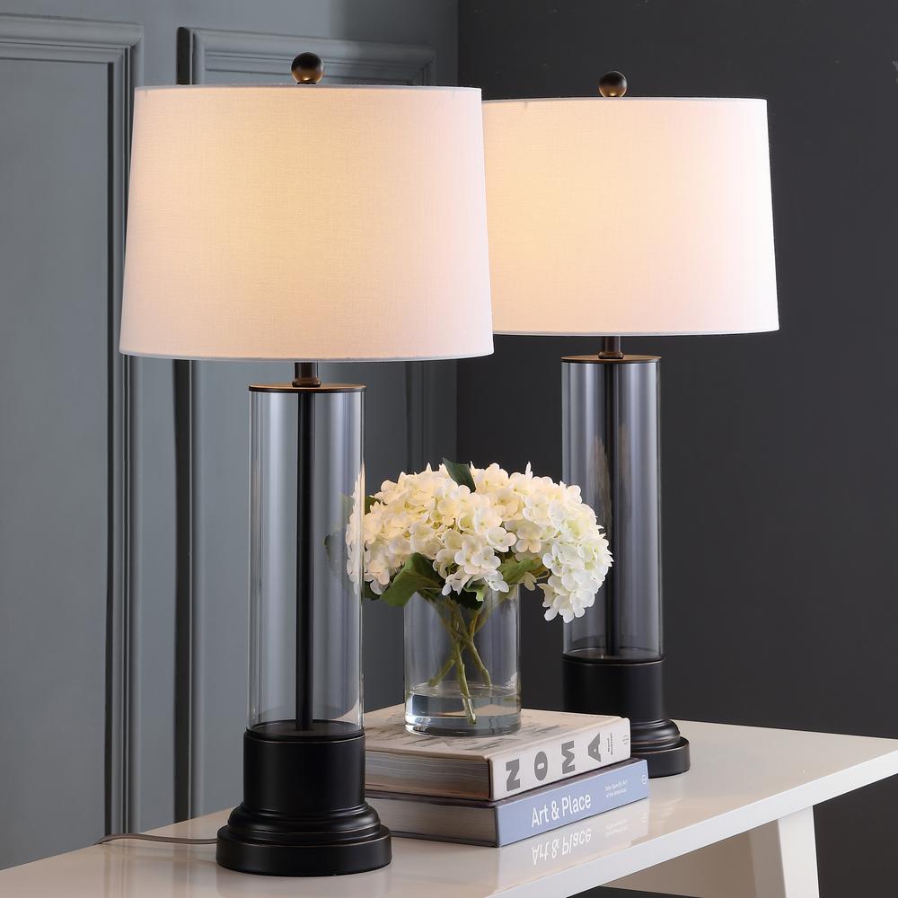 Jayse Table Lamp, Black/Clear. Picture 3