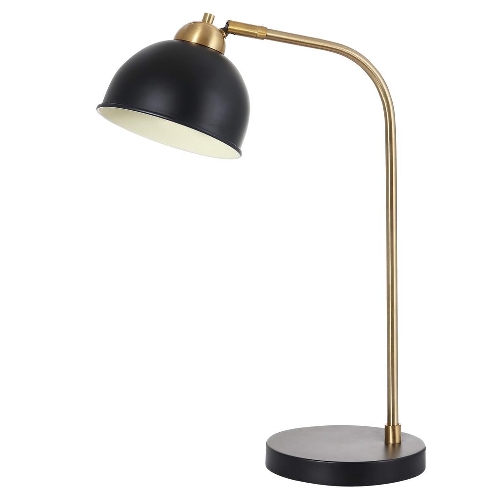 Bilston Table Lamp, Black/Brass Gold. Picture 3