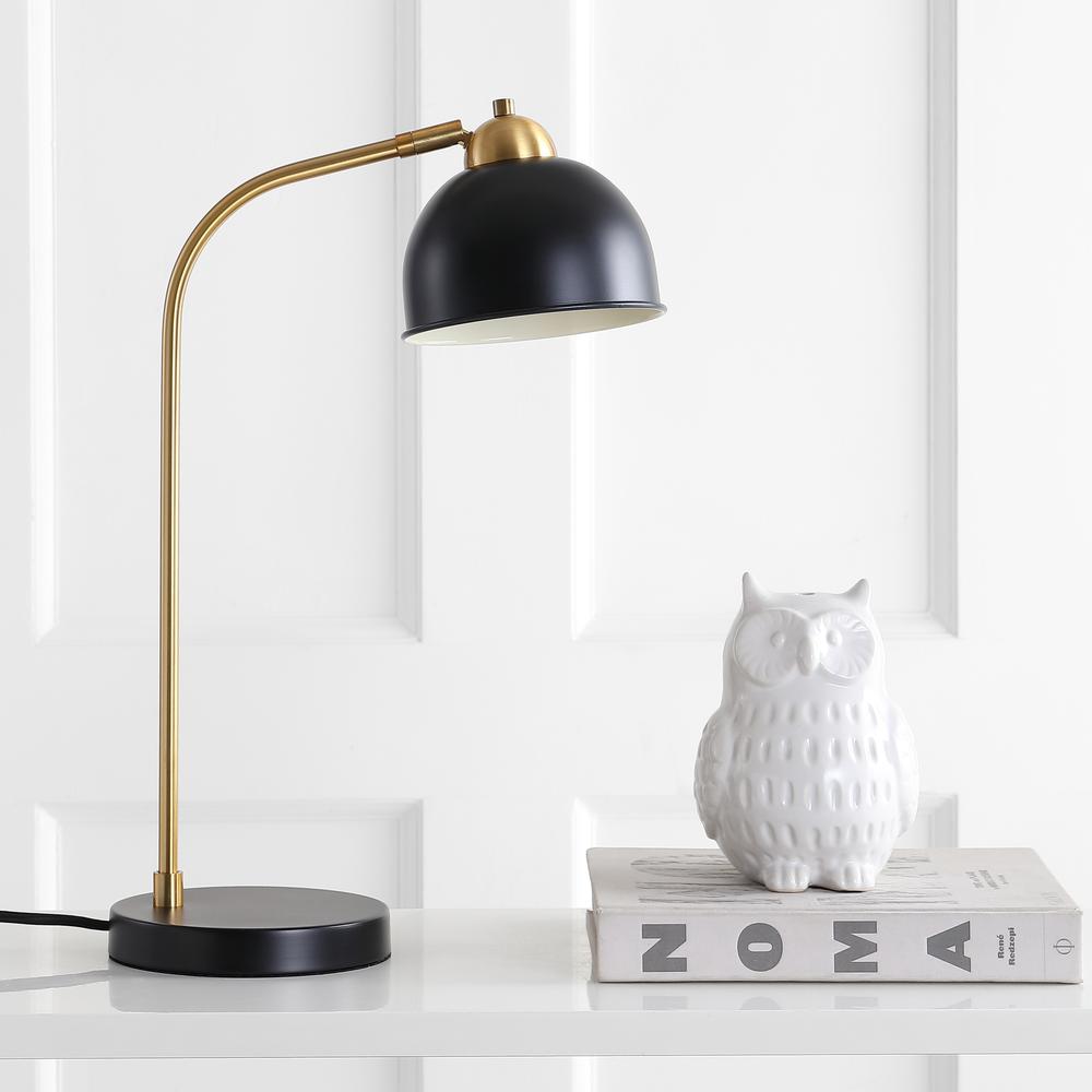 Bilston Table Lamp, Black/Brass Gold. Picture 2