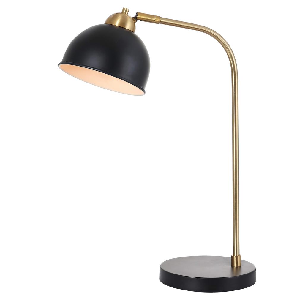 Bilston Table Lamp, Black/Brass Gold. Picture 5