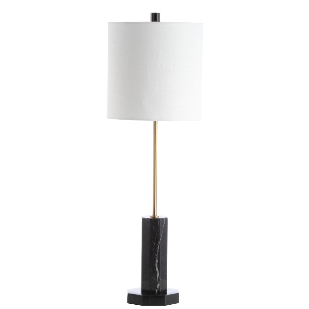 Zackary Table Lamp, Black / Brass Gold. Picture 2