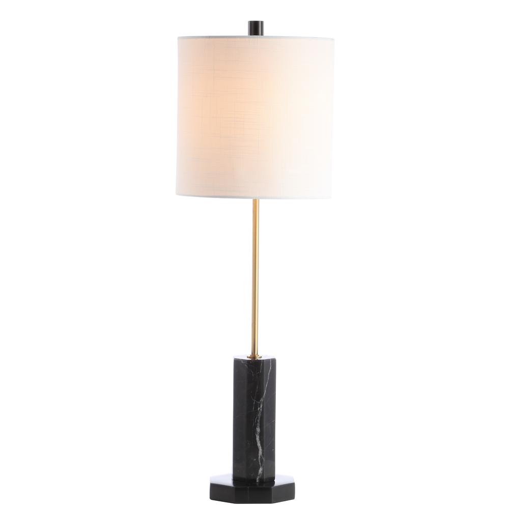 Zackary Table Lamp, Black / Brass Gold. Picture 4