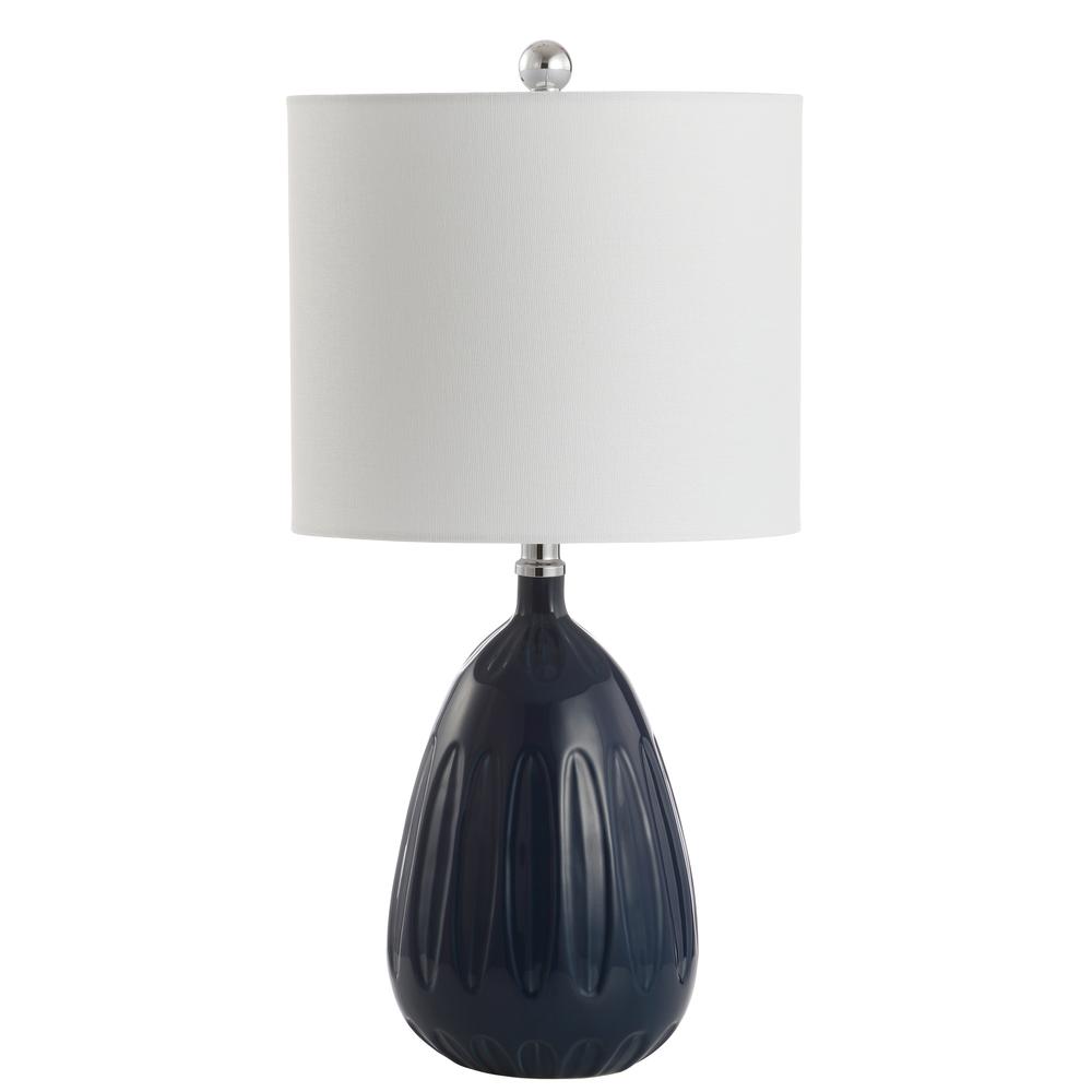 Linnett Table Lamp, Navy. Picture 2