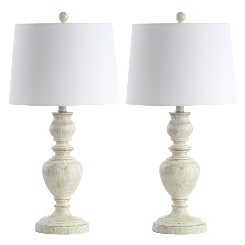 Zabi Table Lamp, White Wash. Picture 3