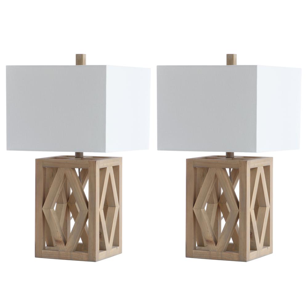 Turner Table Lamp set of 2, Brown. Picture 2