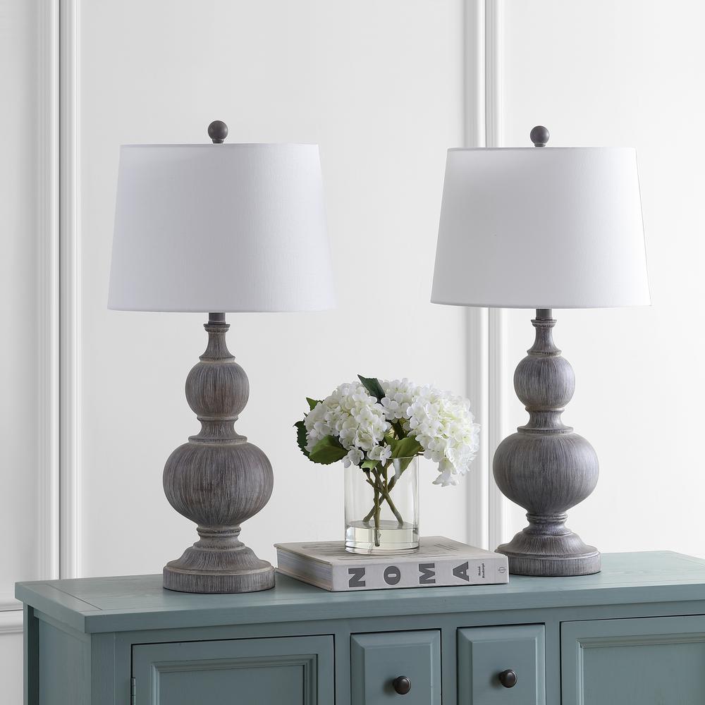 Ephraim Table Lamp, Grey. Picture 1