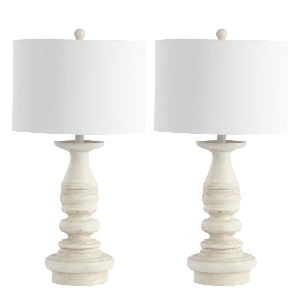 Jareth Table Lamp, White Wash. Picture 2
