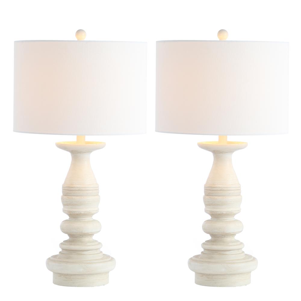 Jareth Table Lamp, White Wash. Picture 4