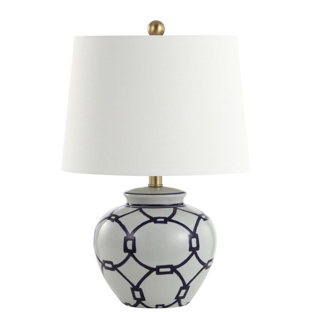 Anders Table Lamp, White/Blue. Picture 2