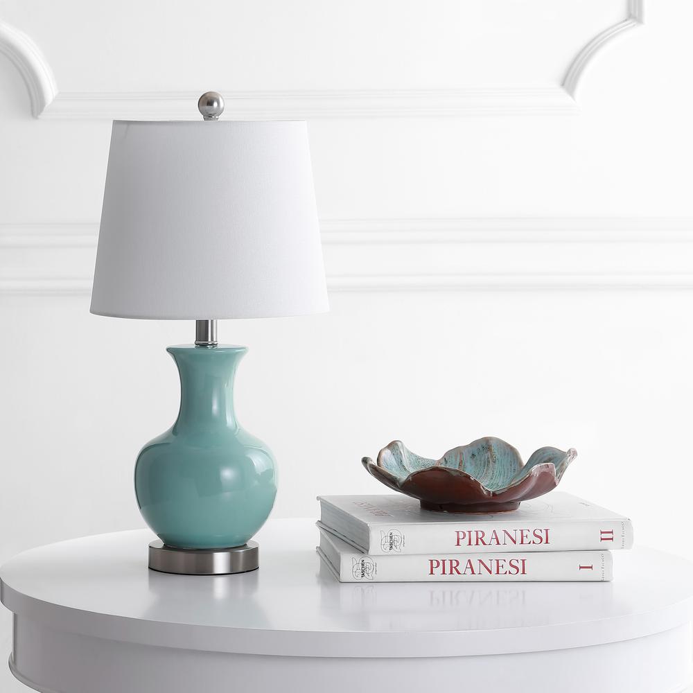 Soren Table Lamp, Light Blue. Picture 1
