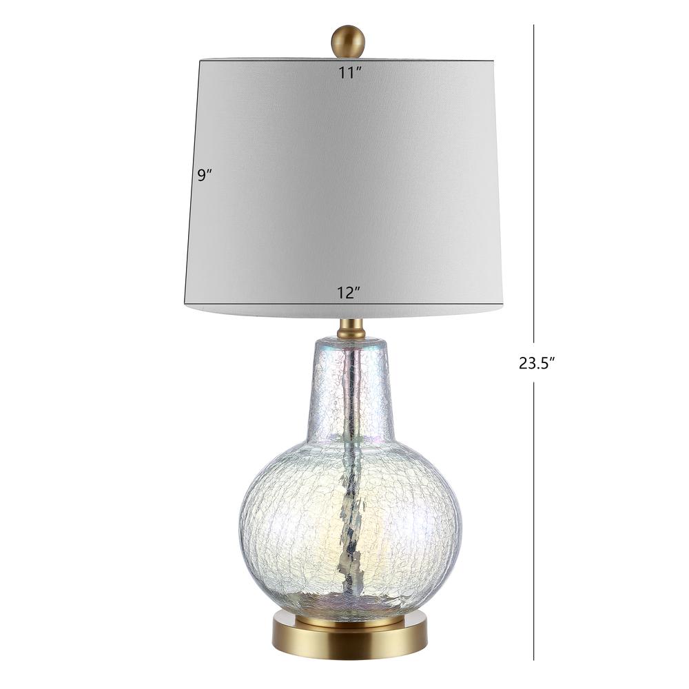 Atlas Table Lamp, Luster Crackle. Picture 1