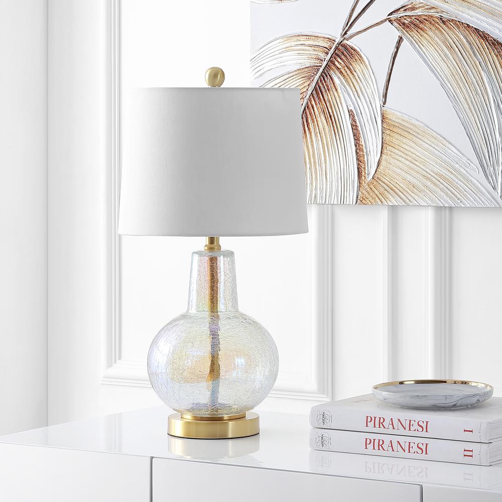 Atlas Table Lamp, Luster Crackle. Picture 2