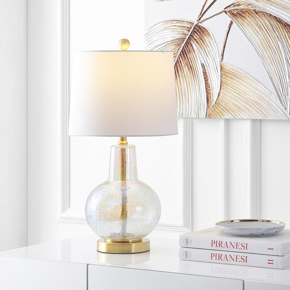 Atlas Table Lamp, Luster Crackle. Picture 4