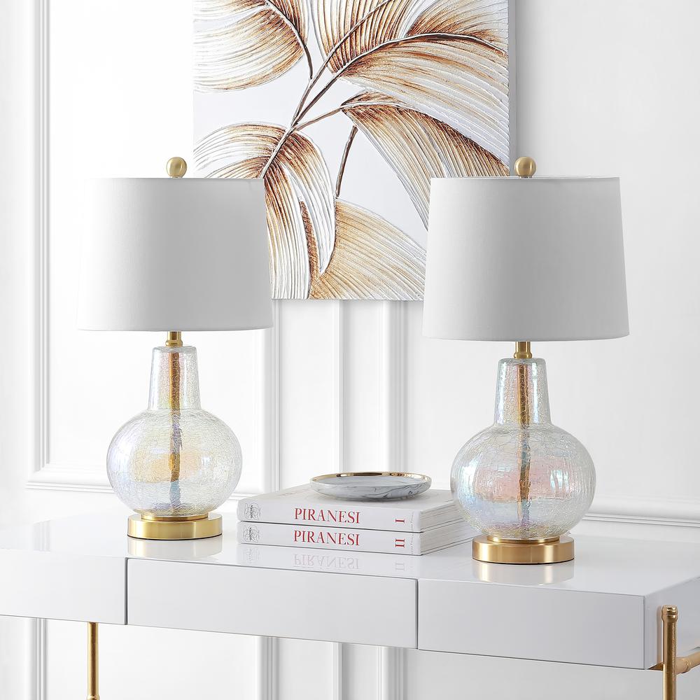 Atlas Table Lamp, Luster Crackle. Picture 6