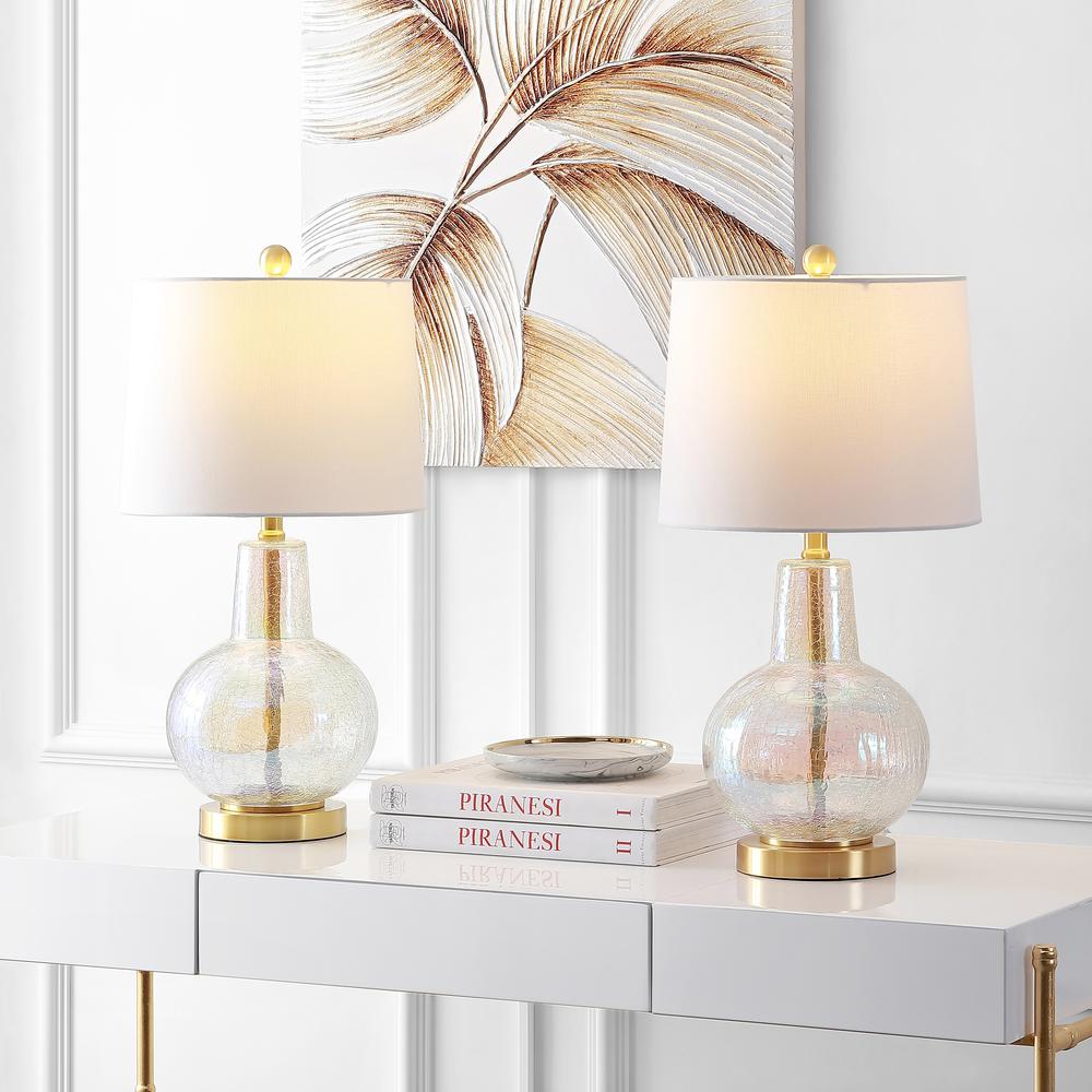 Atlas Table Lamp, Luster Crackle. Picture 7
