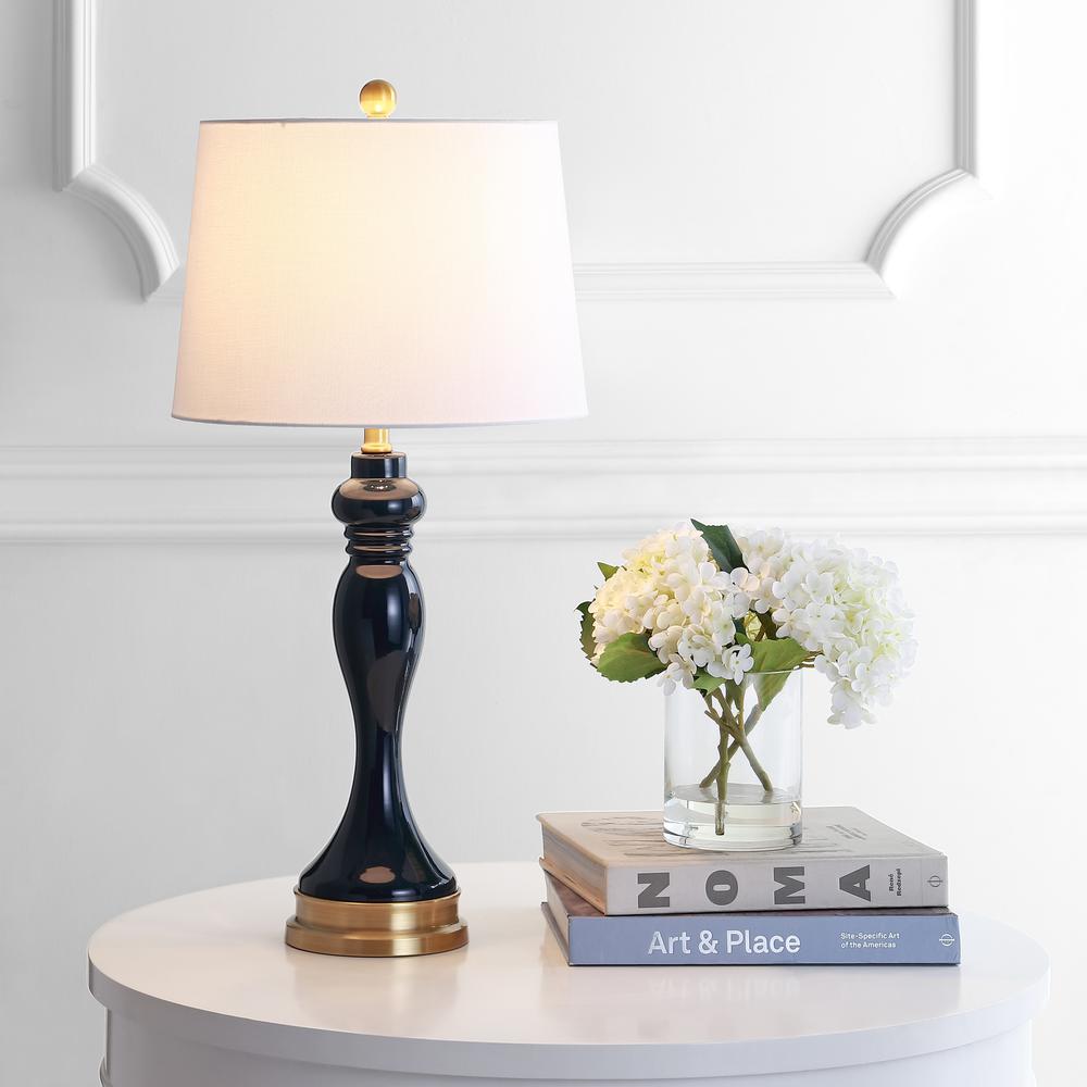 Cayson Table Lamp, Navy. Picture 3