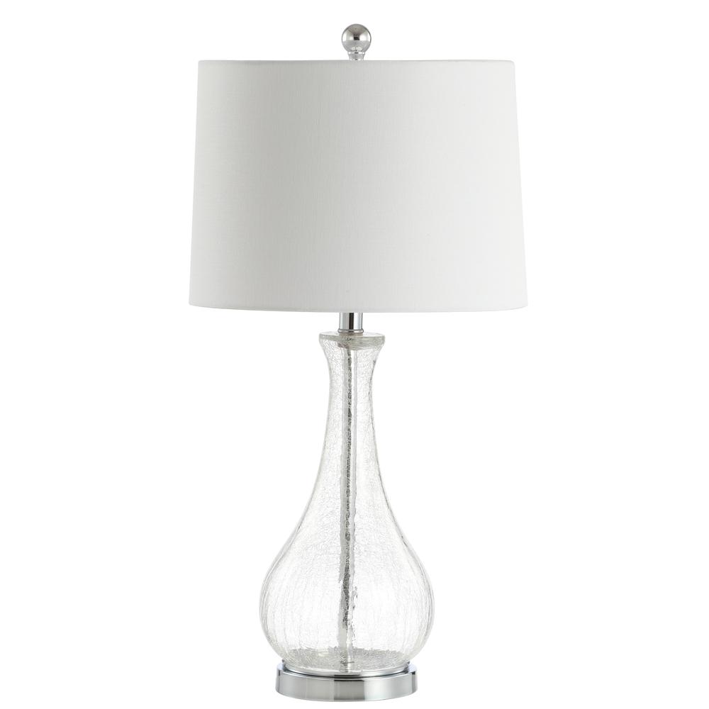 Finnley Table Lamp, Crack Clear. Picture 1