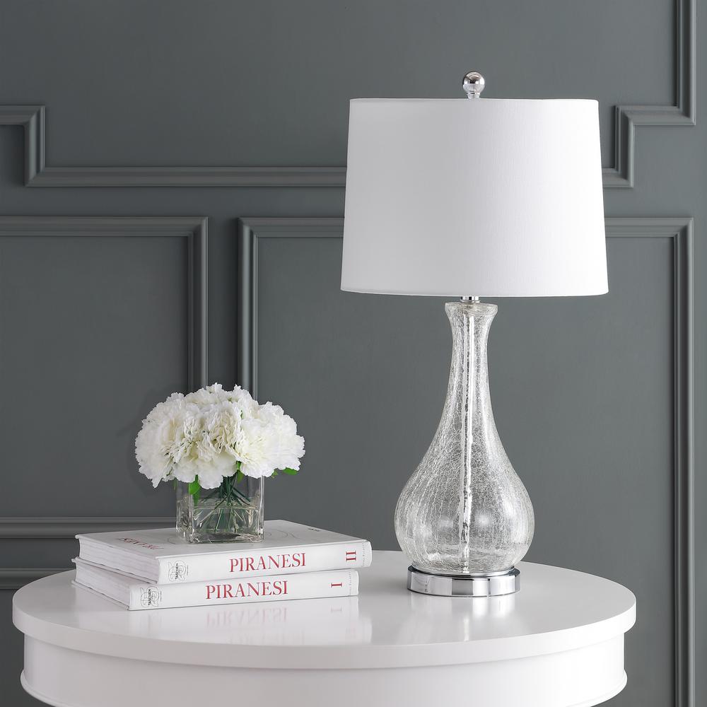 Finnley Table Lamp, Crack Clear. Picture 3