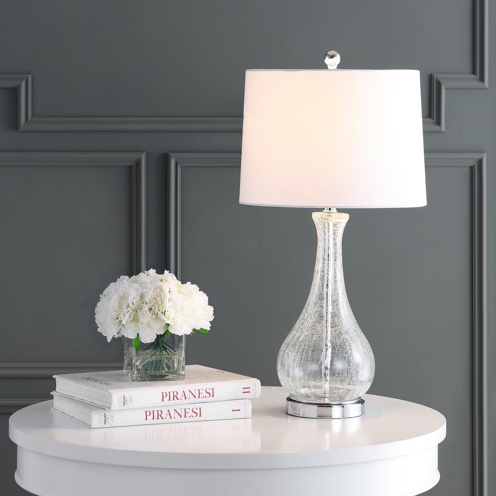 Finnley Table Lamp, Crack Clear. Picture 4