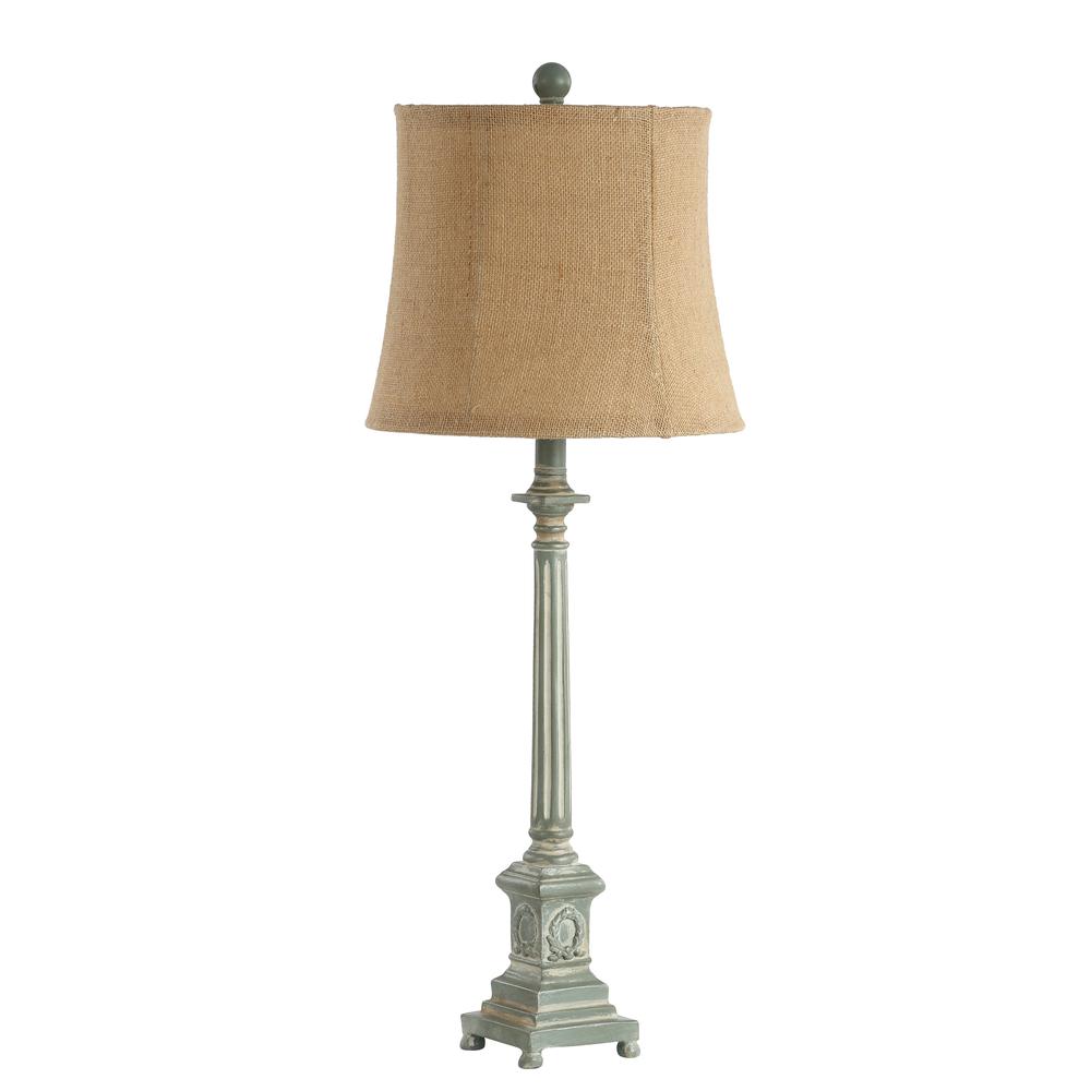 Collin Table Lamp, Antique Blue. Picture 2