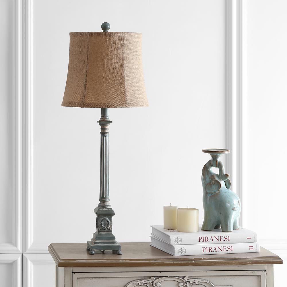 Collin Table Lamp, Antique Blue. Picture 1