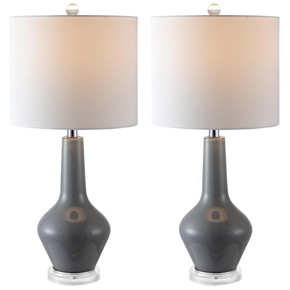 Velor Table Lamp, Smoked Grey Glass. Picture 4
