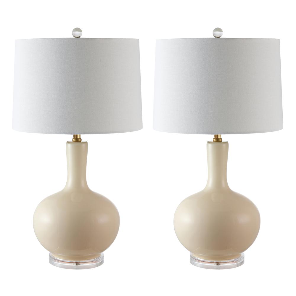 Nilla Table Lamp, Cream/Clear. Picture 3