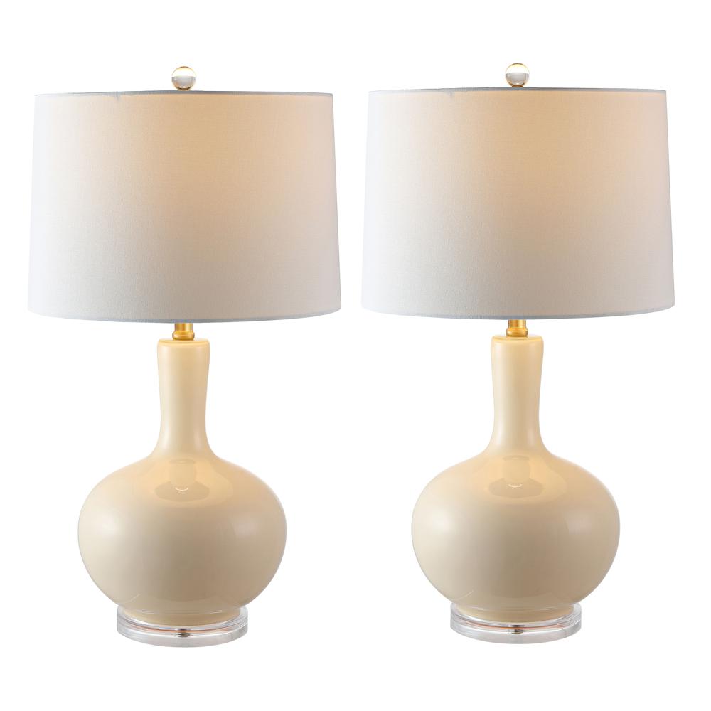 Nilla Table Lamp, Cream/Clear. Picture 5