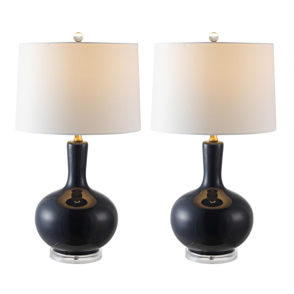 Nilla Table Lamp, Navy/Clear. Picture 5