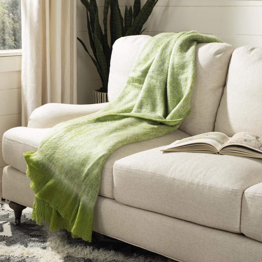 Lonny Throw, Green, THR607A-5070. Picture 3