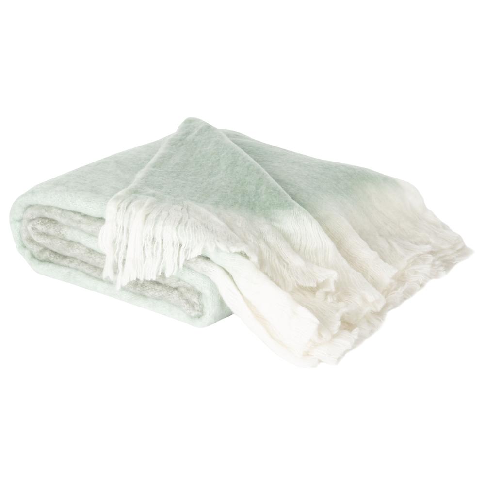 Kartia Throw, Grey/Aqua, THR608A-5872. Picture 2