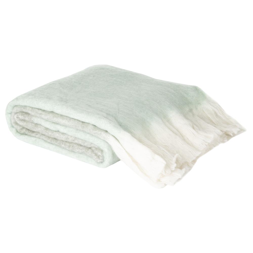 Kartia Throw, Grey/Aqua, THR608A-5872. Picture 1