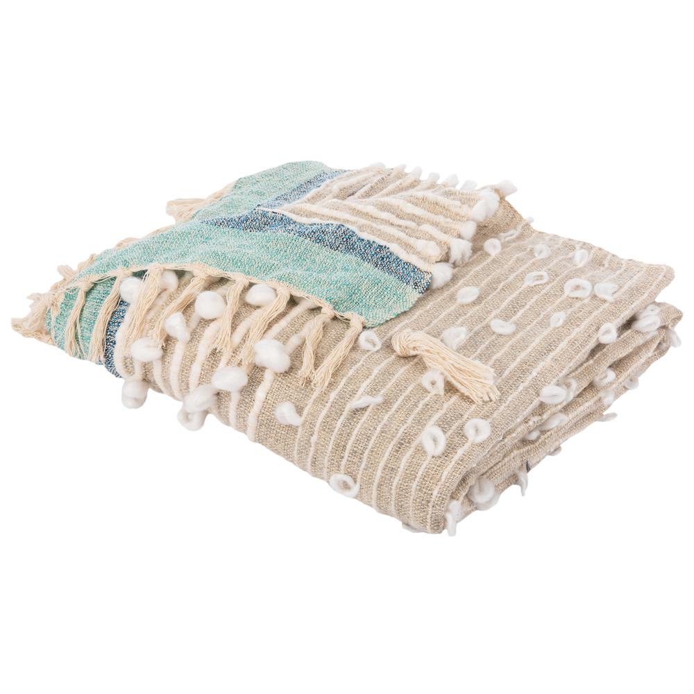 Popper Throw, Multi/Blue/Natural. Picture 5