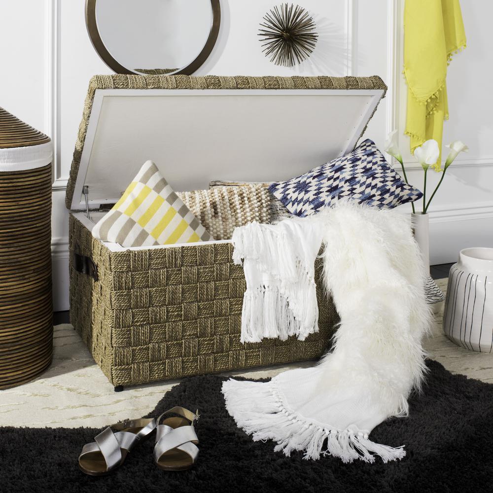 Faux Fur Alexi 20 X 80 Bed Runner, White. Picture 2