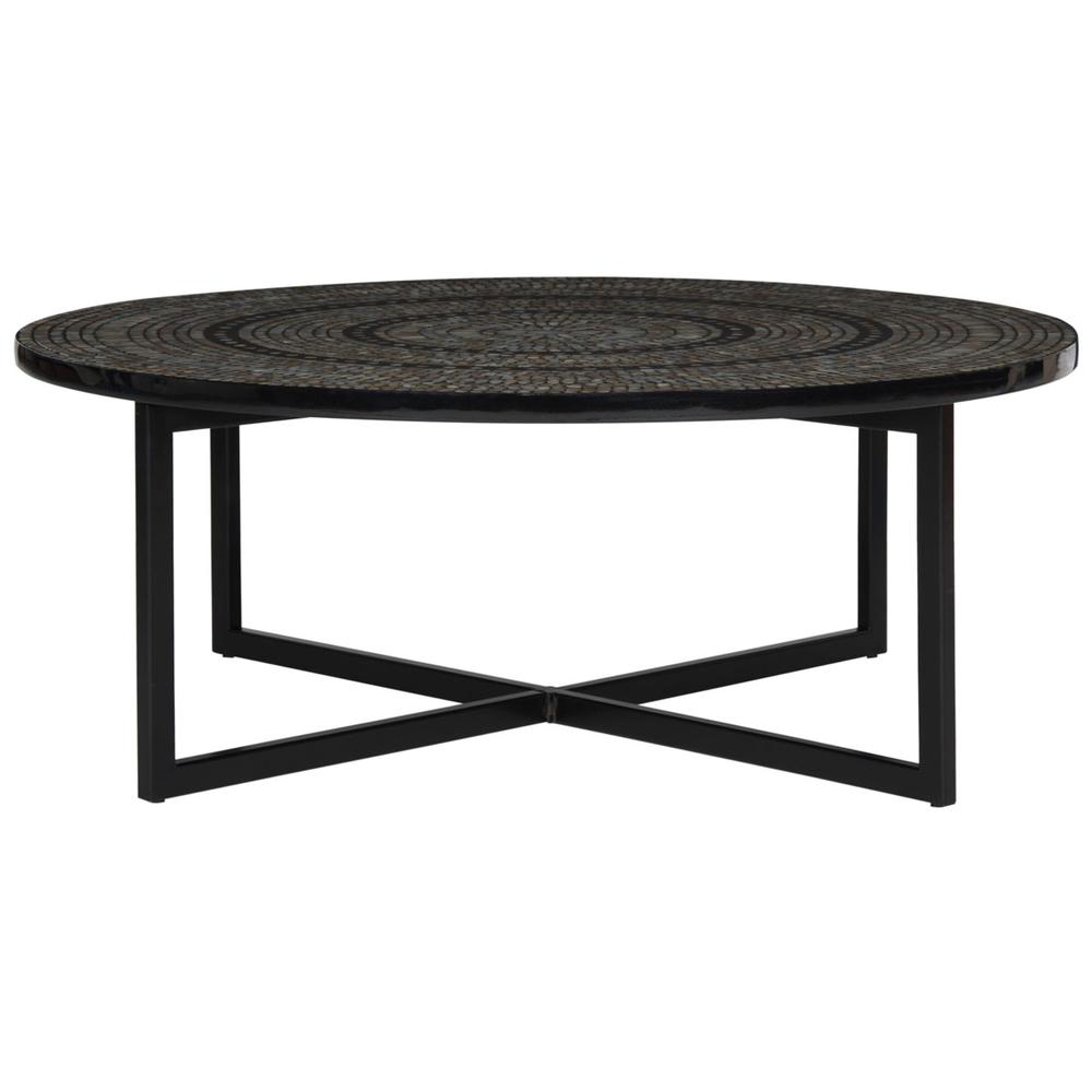 Home Collection Cheyenne Black Coffee Table. Picture 1