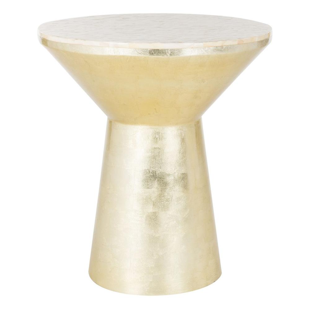 FAE MOSAIC TOP ROUND SIDE TABLE. Picture 1