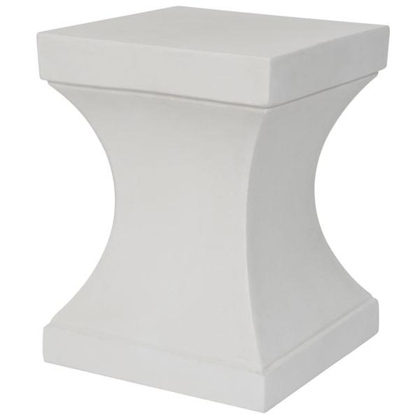 Curby Indoor/Outdoor Modern Concrete 17.7-Inch H Accent Table. Picture 1