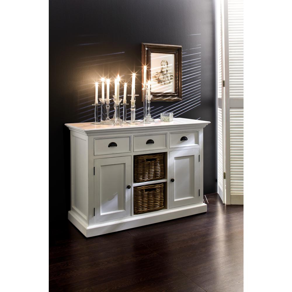 Halifax Classic White Buffet with 2 Baskets. Picture 14