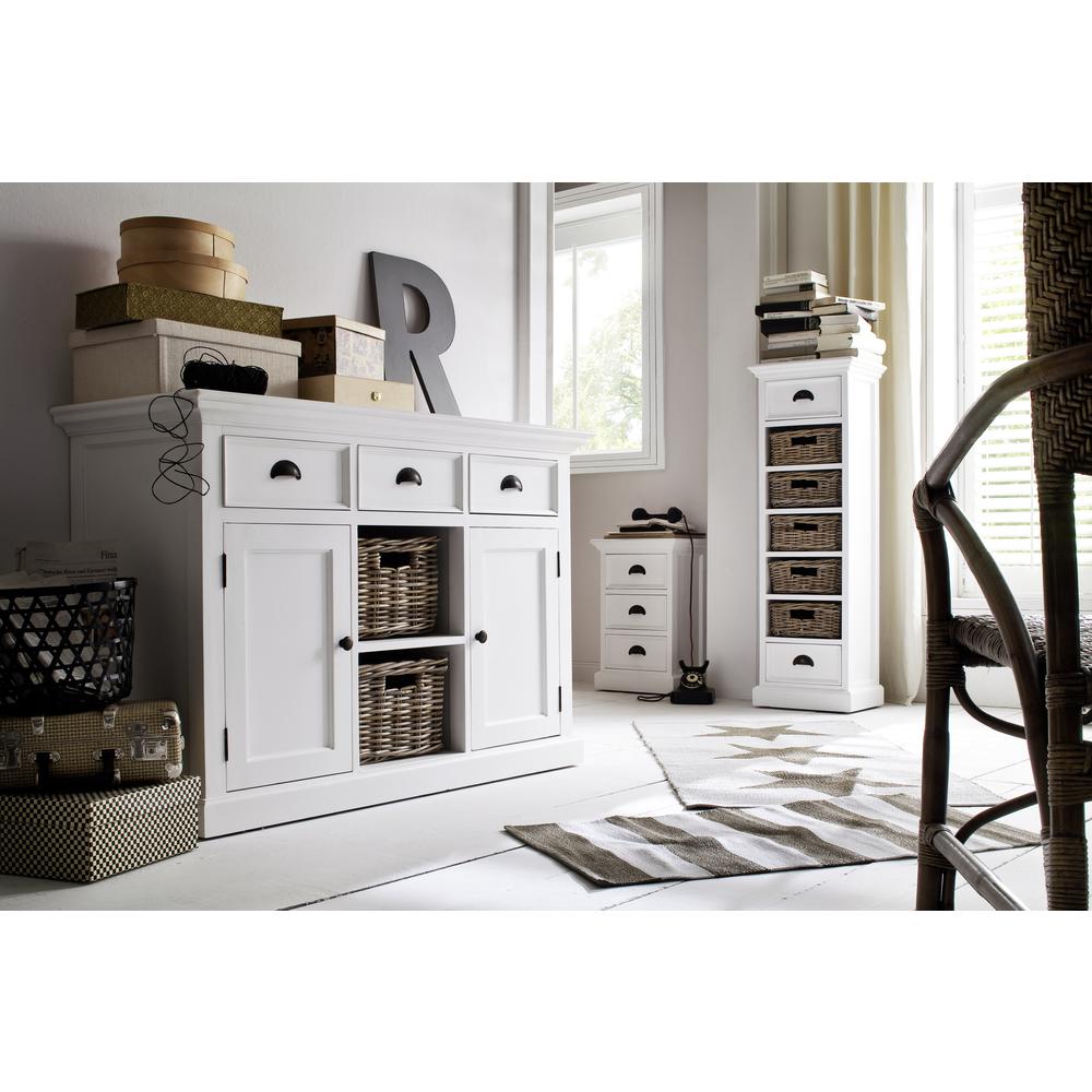 Halifax Classic White Buffet with 2 Baskets. Picture 26